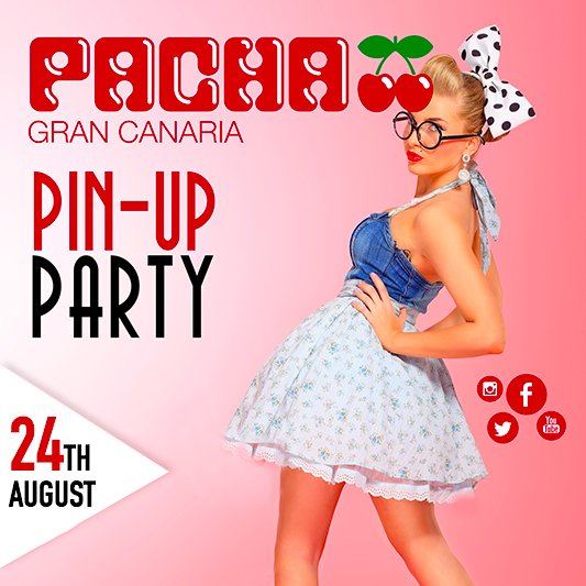 PachaGC's tweet image. 🇪🇸 Pin Up Party 🍭 ¡Una fiesta para mujeres que no siguen las reglas! 💄👠 
🇬🇧 Pin up party 🍭 a party for women who don't follow rules! 💄👠 
Bookings/Reservas 691 23 61 81 · Reservas@pachagrancanaria.com
#PachaGranCanaria #ViveLaNoche #PurePacha
