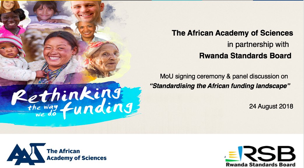 AASciences's tweet photo. Together with @rwandastandards, we are hosting a ceremony to sign an agreement to foster interaction, knowledge sharing and the development & implementation of financial grant standards to promote the socio-economic growth of Rwanda & Africa. #GFGPStandard https://t.co/WsnVW7leby https://t.co/EmjinBWUkh