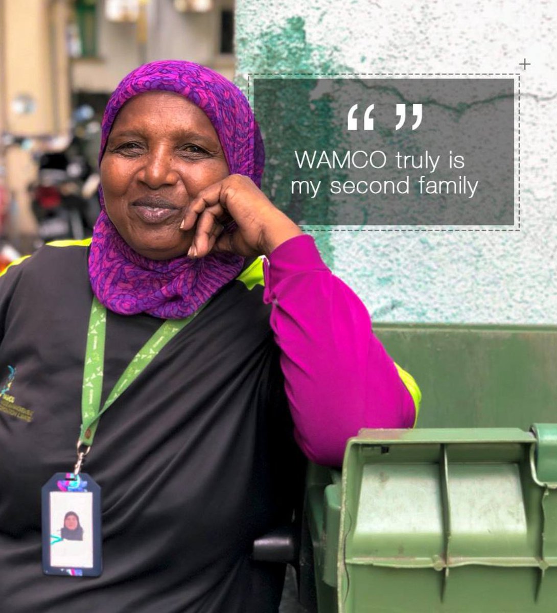 axanner's tweet photo. Meet Shaahidha, she works at WAMCO's waste collection dept. She is a single mother of 5 children. Before WACMO she worked 16 hours a day to support her children. She is happy with the pay &amp; working hours at WAMCO.  Imagine what will happen to her if MDP dissolves WAMCO ! https://t.co/8D5VWRye9b