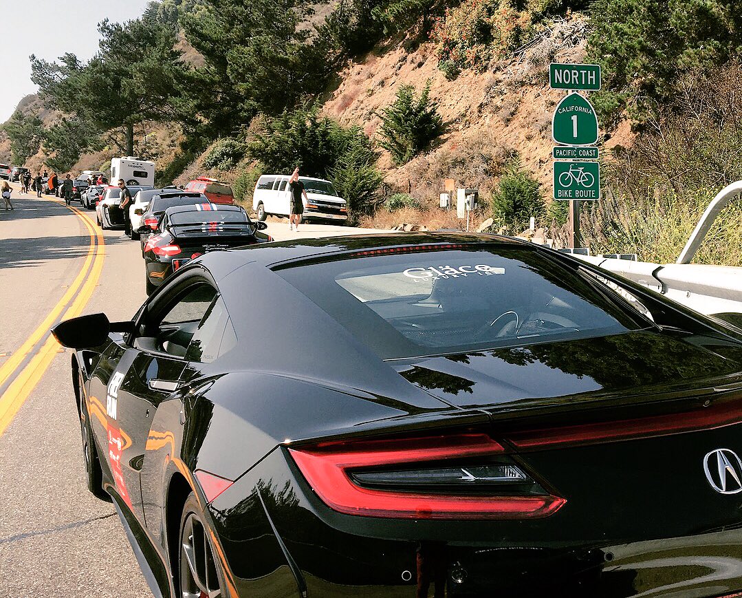 GlaceLuxuryIce's tweet photo. A fine #Malibu to #Carmel #FuelRun2018 in an #AcuraNSX capped with an exquisite event with #Porsche designers #SingerVehicleDesigns.  Details matter. #ontherocksjustgotbetter https://t.co/q58MrPoNjT