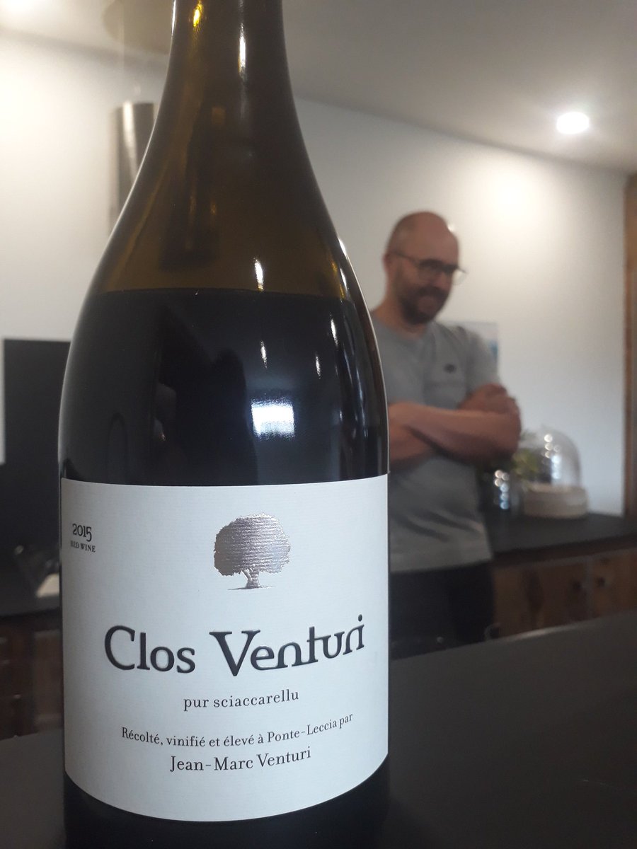 Missioned to the centre of Corsica to visit Clos Venturi. Manu Venturi spent his afternoon showing us everything at this special place. The guy gets it-simple. This 100% Sciaccarello blew socks off. @gregsherwoodmw add this one to your island wine bucket list! Only 800 odd bots..