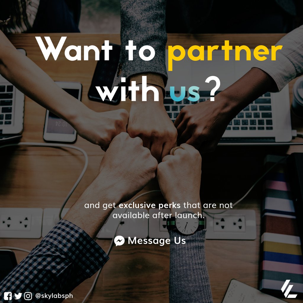 skylabsph's tweet photo. Calling all organizations! Partner with us now and get exclusive perks that are not available after launch!

#skylabsph
#forthestudents
#bythestudents https://t.co/DFoGWXhCkc
