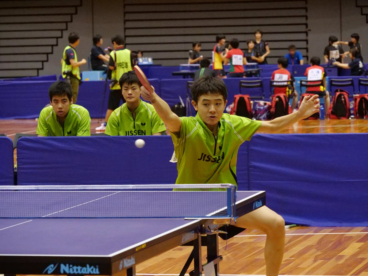 victas_inc's tweet photo. 【VICTAS JOURNAL：速報】
平成30年度全国中学校卓球大会
男子団体準決勝
明豊(大分)3-1実践学園(東京)
明豊が決勝進出！
#VICTAS_JOURNAL #卓球 #全中 https://t.co/CX2aLlmrK5