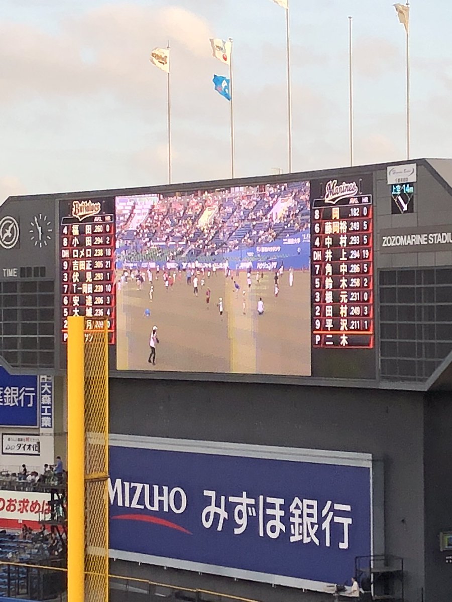 Race Track Trend Man 仕事終わりにzozoマリンで野球観戦です 野球観戦 千葉ロッテマリーンズ Zozoマリン 風速14m