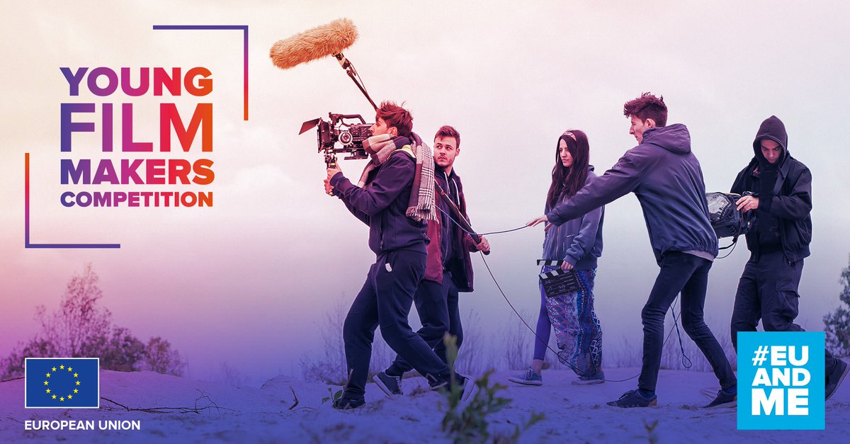 Do you have an idea for a short film about how the EU contributes to our lives? 🇪🇺📽️

Our young filmmakers competition is now open! Enter for a chance to win a grant to shoot it. Deadline: 31 October 2018
Apply here: europa.eu/euandme/en/yfc/  
#EUandME