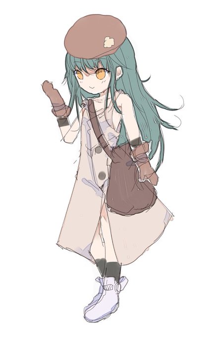 【初期デザイン】ブリジッタはかせ
生物学者。人類未踏の島を調査する為に格安で助手を探していたら
補欠のフィオに白羽の矢が立ってしまった。諸悪の根源。
わかりやすい変人。器用貧乏。小さい。ものすごい行動力がある。エンジニアの技術にも長けていて錬金ゴーレムの「ガンマ」を従えている。 