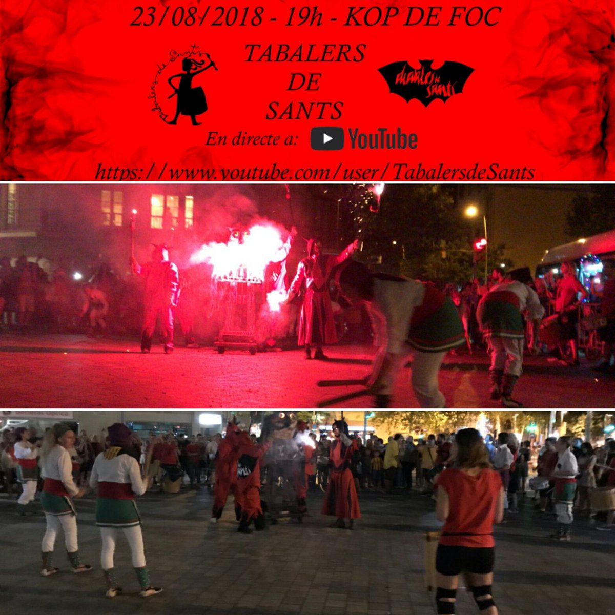 DiablesdeSants's tweet photo. KOP de FOC
Meravellosa jornada ahir amb @collabastoneradesants 
Moltíssimes gracies bunikes! Hem de fer més coses juntes!
I moltes gràcies @somcanvies x cedir-nos el terrat com cada any! 
#fmsants #fma18 #sants #diablesdesants #corefocs #somdiables #sompercussio  #TabalersdeSants https://t.co/tdHAGBD8qp