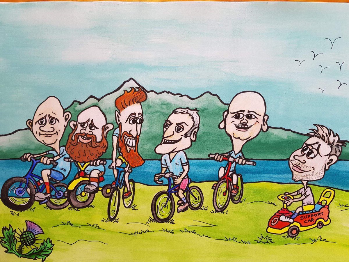 Hi <a href="/MrMarkBeaumont/">Mark Beaumont</a>. 22nd September five nurses, five bikes, 800 plus miles and ten days to get round every health board in Scotland a wee retweet would be great.