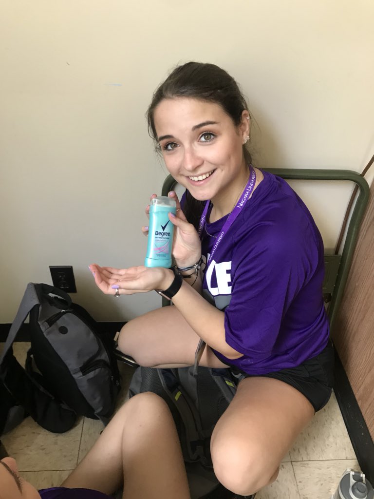 Not even 11 am and we already have our 10,000 steps in. Move in day sponsored by <a href="/DegreeMen/">Degree Men (@Degree)</a> @DegreeWomen