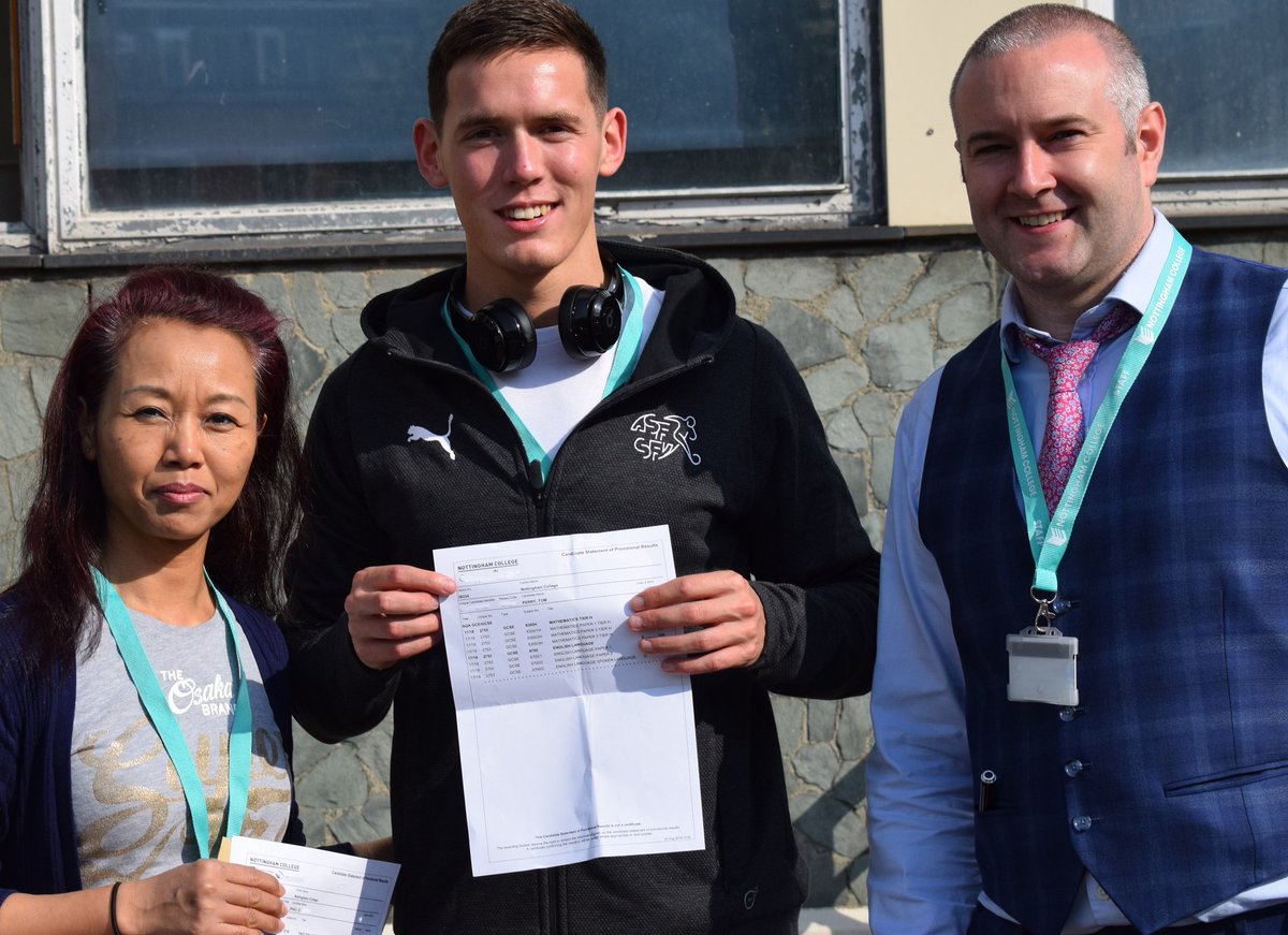 NottmCollege's tweet image. We've said how proud we are of our fantastic GCSE students, and now thank you to the teachers that have supported them (and all our other students)! #thankateacher @getintoteaching #GCSEs2018 #IamNottinghamCollege