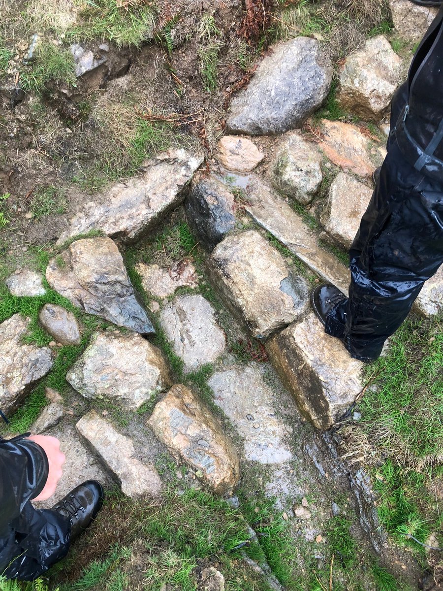 A group of <a href="/yorkshire_dales/">Yorkshire Dales National Park</a> Rangers have been to the glorious but typically wet <a href="/lakesdistrict/">lakesdistrict</a> to get some advice on how <a href="/fixthefells/">fixthefells</a> tackle major erosion on their fells. Old ways are the best ways it seems.