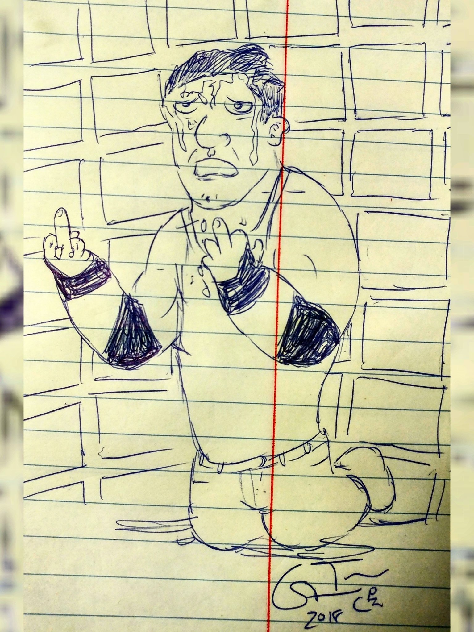 Happy birthday, Vince McMahon.

Terrible Doodle by Gregory Iron. 