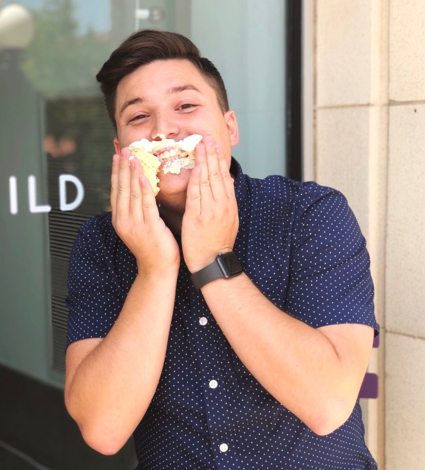 Happy 2️⃣year SLANTiversary to <a href="/JarrodWiggins/">Jarrod Wiggins</a>—our favorite new business getter, CycleBar enthusiast, and cupcake model! (We're gonna need a lot of margaritas to get through his "terrible twos" 😜) #StaffSLANTiversary