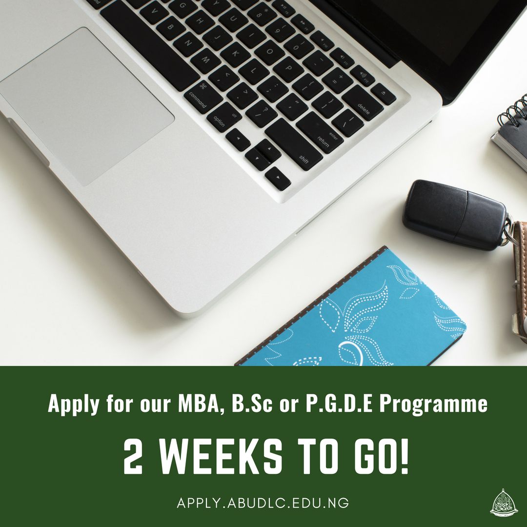 ABU_DLC's tweet photo. If you haven't applied for any of our E-Learning Programmes (MBA,https://t.co/0or3tNxiSA, P.G.D.E), you have only 2 weeks to do so. 

Apply Now - https://t.co/tSogCdwlgj

#ABUDLC #MBA #BScProgramme #PGDE #Nigeria https://t.co/juNZmQrBMh