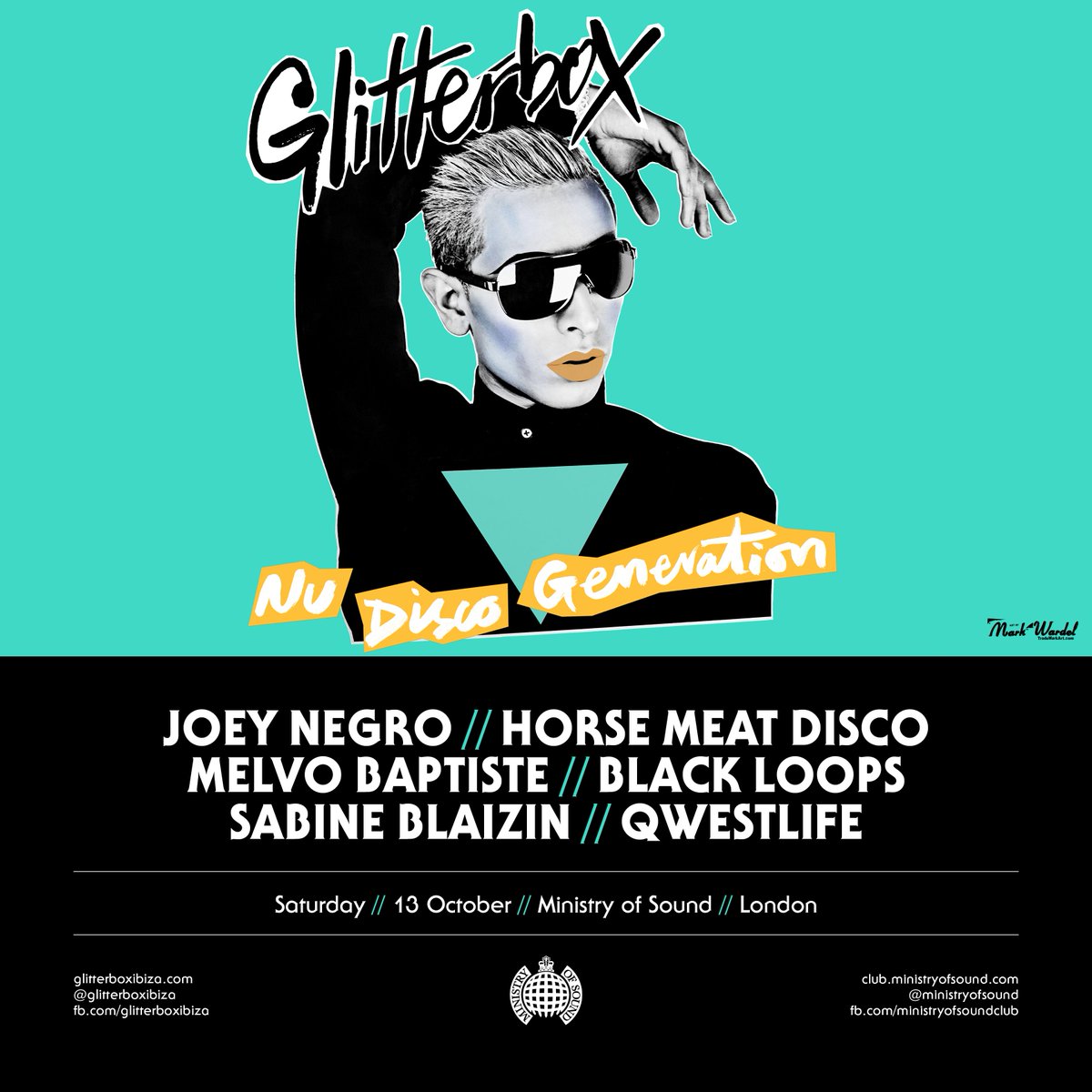 London crew... 🇬🇧

We're back at <a href="/ministryofsound/">Ministry of Sound</a> on October 13th with... 

<a href="/JoeyNegro/">joeynegro</a> 
<a href="/horsemeatdisco/">Horse Meat Disco</a> 
<a href="/MelvoBaptiste/">Melvo Baptiste</a> 
@BLKLPS 
@SabineBlaizin 
@Qwestlife2017 

Tickets: po.st/MOSOctober
