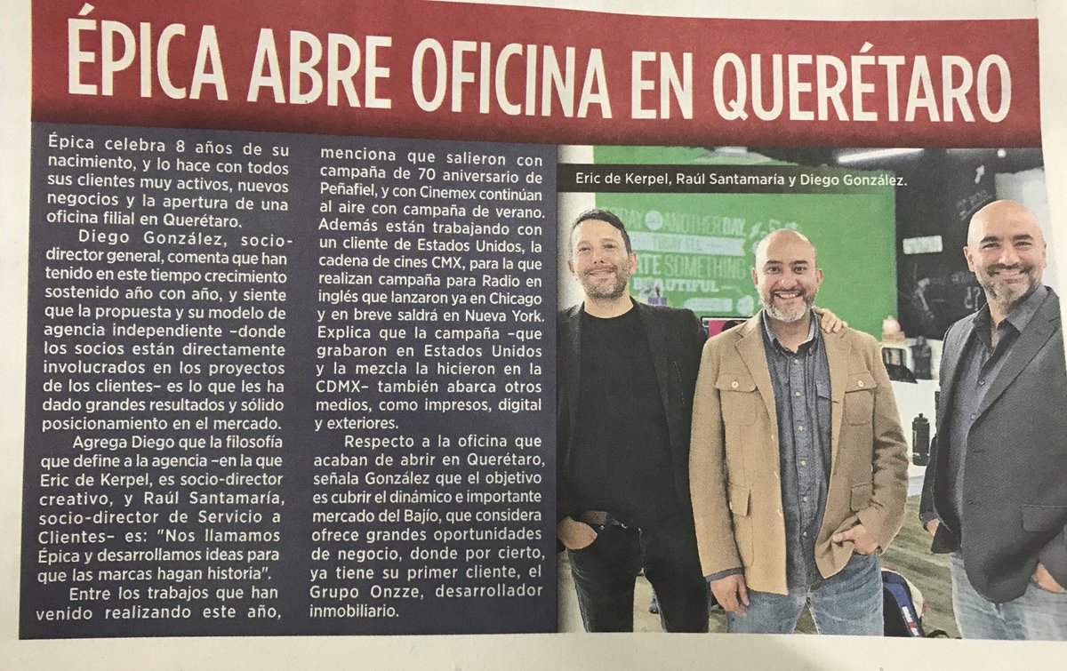 eltuitde_epica's tweet photo. Gracias @ReformaCampanas por la nota. https://t.co/fQWGOHKW0P