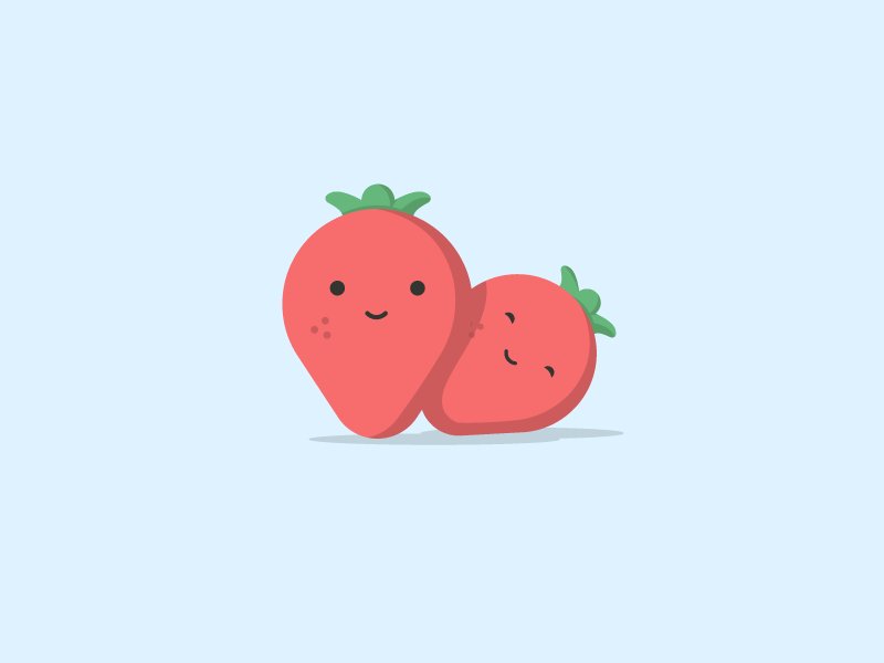Zaperela's tweet photo. Strawberries for Mel <3 #fruit #illustration https://t.co/uPhzJoKWyR