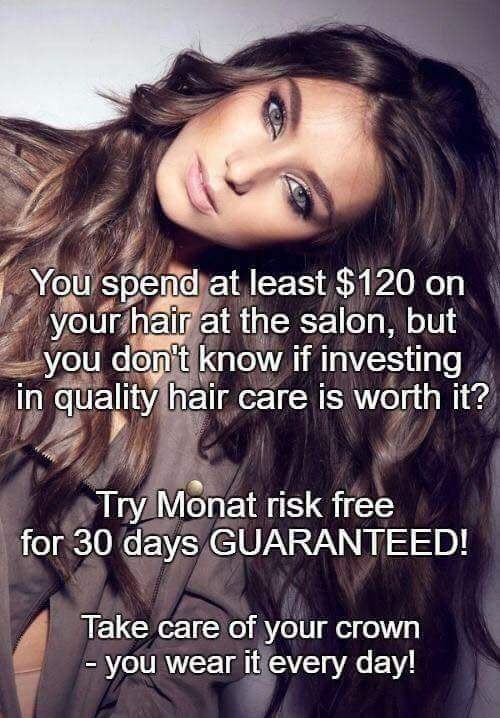🌿 Did you know you can try Monat by joining as a #VIP for as little as $60?!
👯‍♀️ This month, purchase two products of your choice that equal at least $60 and get free shipping and a #FREE “Only For You” product.
#monat #monathaircare #natural #naturalhaircare #naturallybased