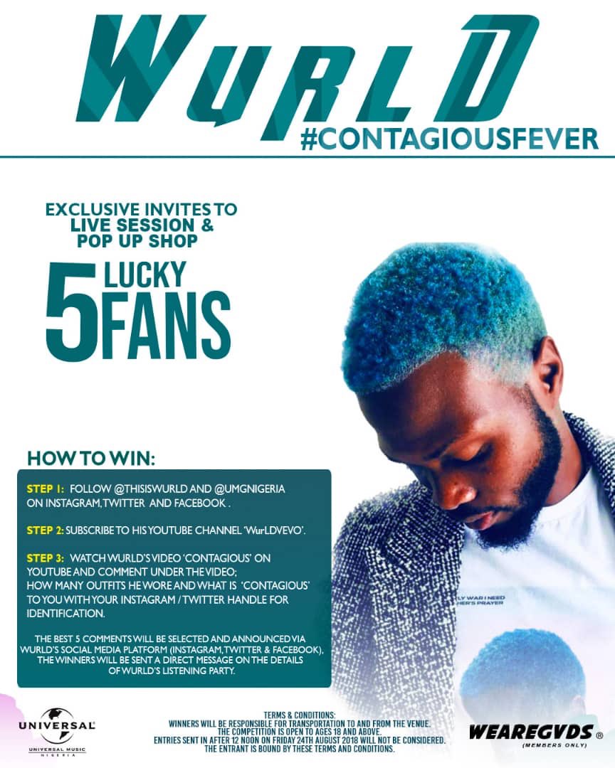 PUSHCONTENT's tweet photo. @thisisWurlD Is having a gathering of happy people living their best life in Lagos.. We live for it #CONTAGIOUSFEVER https://t.co/iC7r8R3WlF
