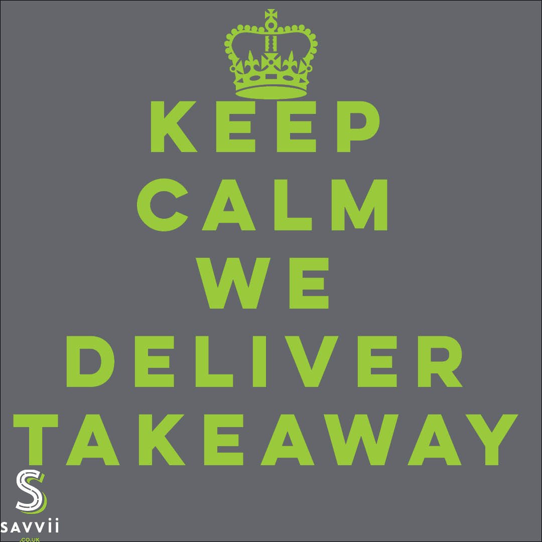 SavviiDelivery's tweet photo. #hungry don't get #hangry just Keep Calm #Savvii is here #food #hungry #delivery #BuyLocal #basingstoke https://t.co/tWh582bEoc