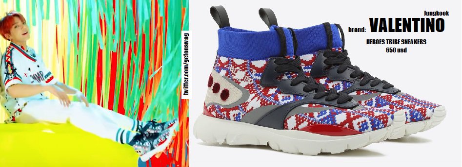 valentino heroes tribe sneakers