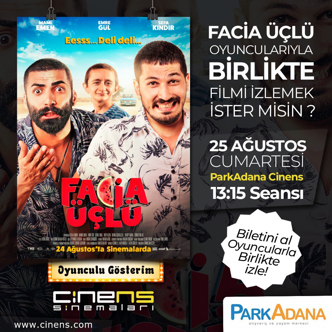 Park adana sinema bilet al