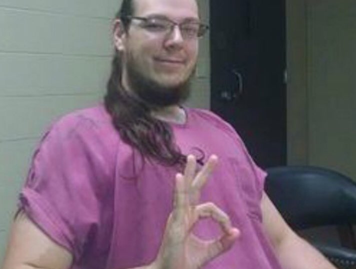 EdKrassen's tweet photo. Meet 23 year old white supremacist Jacob Goodwin.  He attacked and beat a black man during the “Unite the Right” rally in Charlottesville last year.

He was just sentenced to 8 years in prison.

Thoughts and Prayers a-hole! https://t.co/vF45Lmg9uc