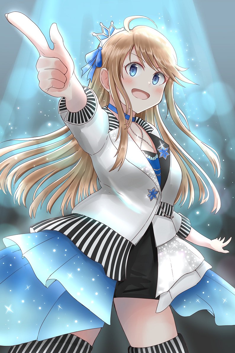 「Burning Blue !!!!! 」|Chia.のイラスト