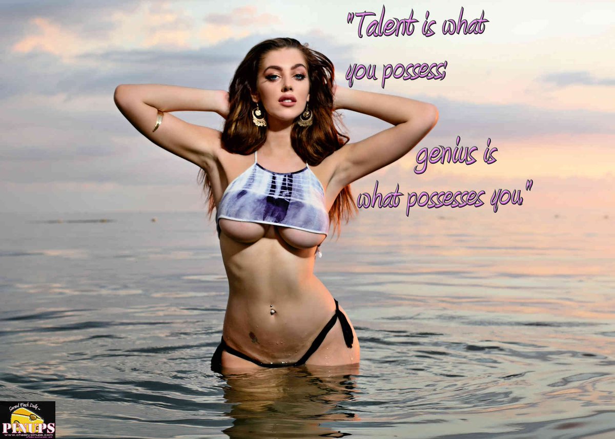 CheezyPinups's tweet photo. “Talent is what you possess; genius is what possesses you.” – Malcolm Cowley
Model: @deliaroseofficial
#Talent #CheezyPinup #DeliaRose #genius #GODOX #Hedonism #MalcolmCowley #Nikon #paradisechallenge #PC2016 #Possess #quote #bikini #Jamaica #model #photography #pinup #sunset https://t.co/yBnS9IrGVF