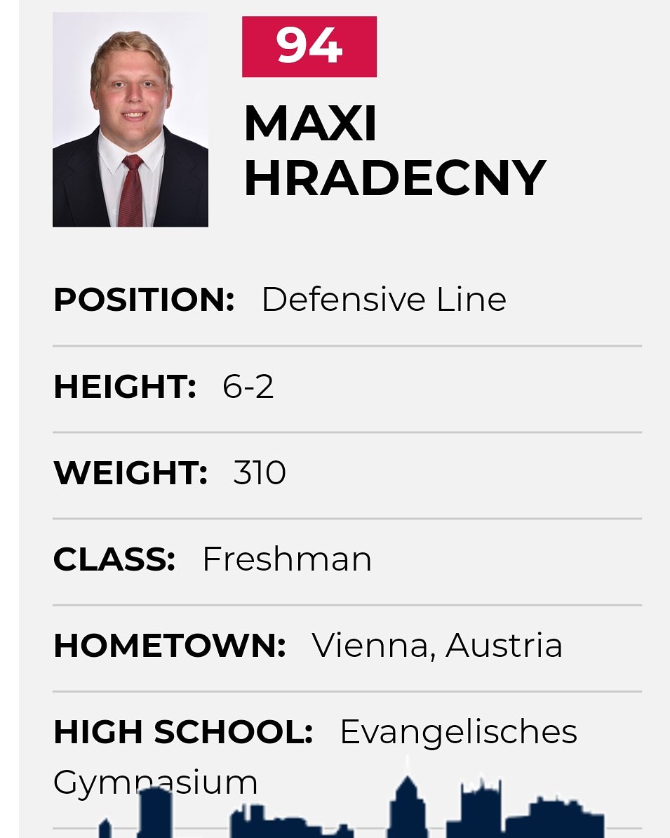 My second kid from Europe <a href="/MaxiH96/">Maxi Hradecny</a> <a href="/DuqFB/">Duquesne Football</a> plays against my former team <a href="/UMassFootball/">UMass Football</a>. Excited to see my guy in his first game!