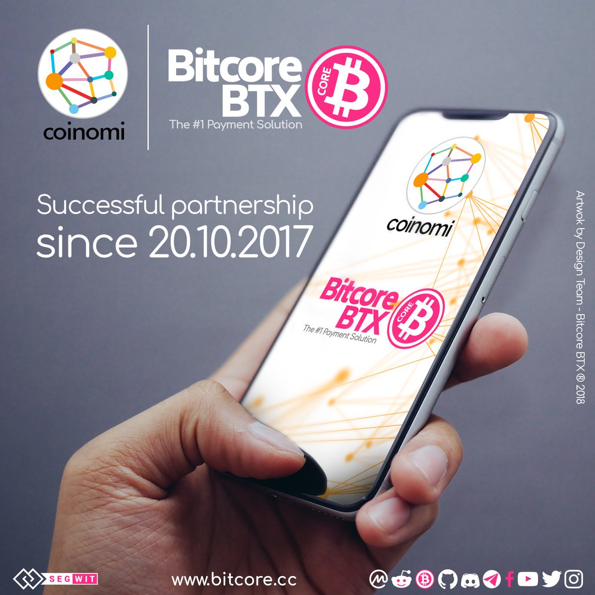 Bitcore_BTX's tweet image. We just would like to say thank you to our awesome partner @CoinomiWallet for its ongoing support in every regard #partnership #multisigwallet #crypto #bitcoin #bitcore
