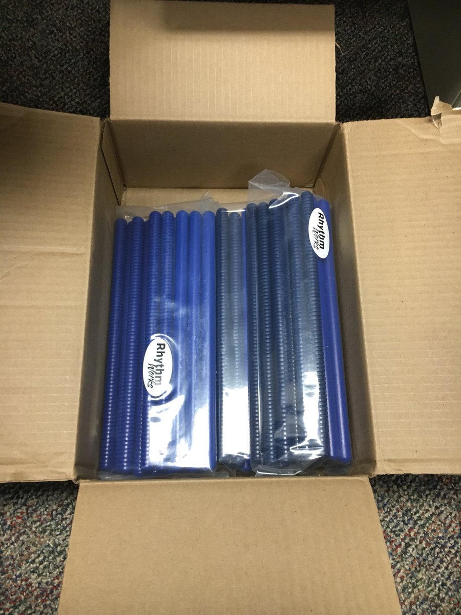MrsJRoseVergara's tweet photo. Thank you so much to our MGES PTO for the new rhythm sticks for the music room! No more splinter worries! #christmasinaugust @MapleGroveElem https://t.co/xc4Fs4cruo