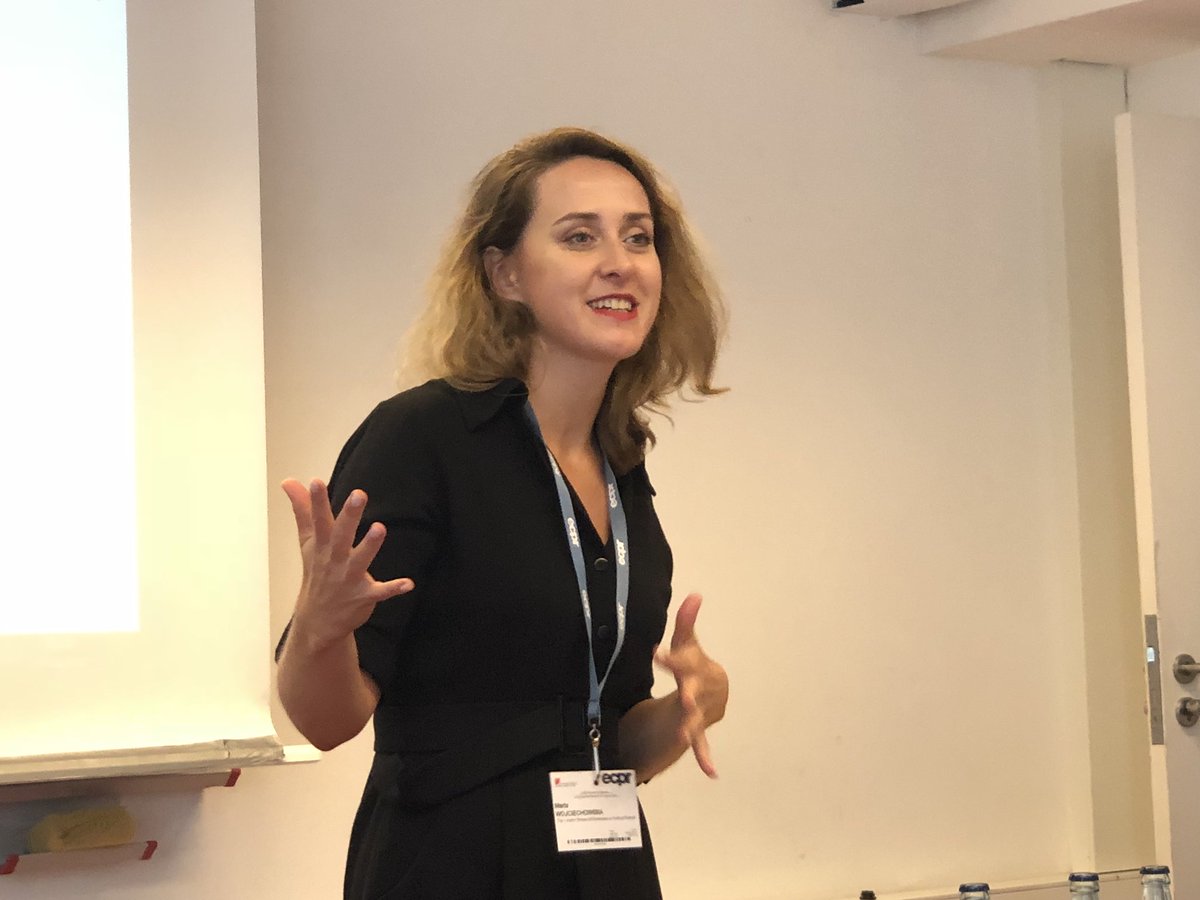 DelDemUCan's tweet photo. Panel convener @wojciechowa welcomes another full house in #ecpr2018 panel on the role of citizens in democratic innovations. 👏👏👏 @maija_setala is panel co-convener https://t.co/Lq1kSF18p1
