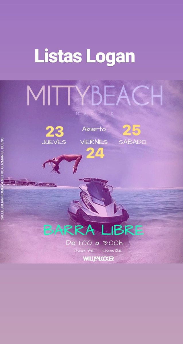 NOCHESMAD's tweet image. Buscamos relaciones públicas y jefes de equipo. Pagos mensuales interesados al 600744924

#listasmitty #rrppmitty #mitty