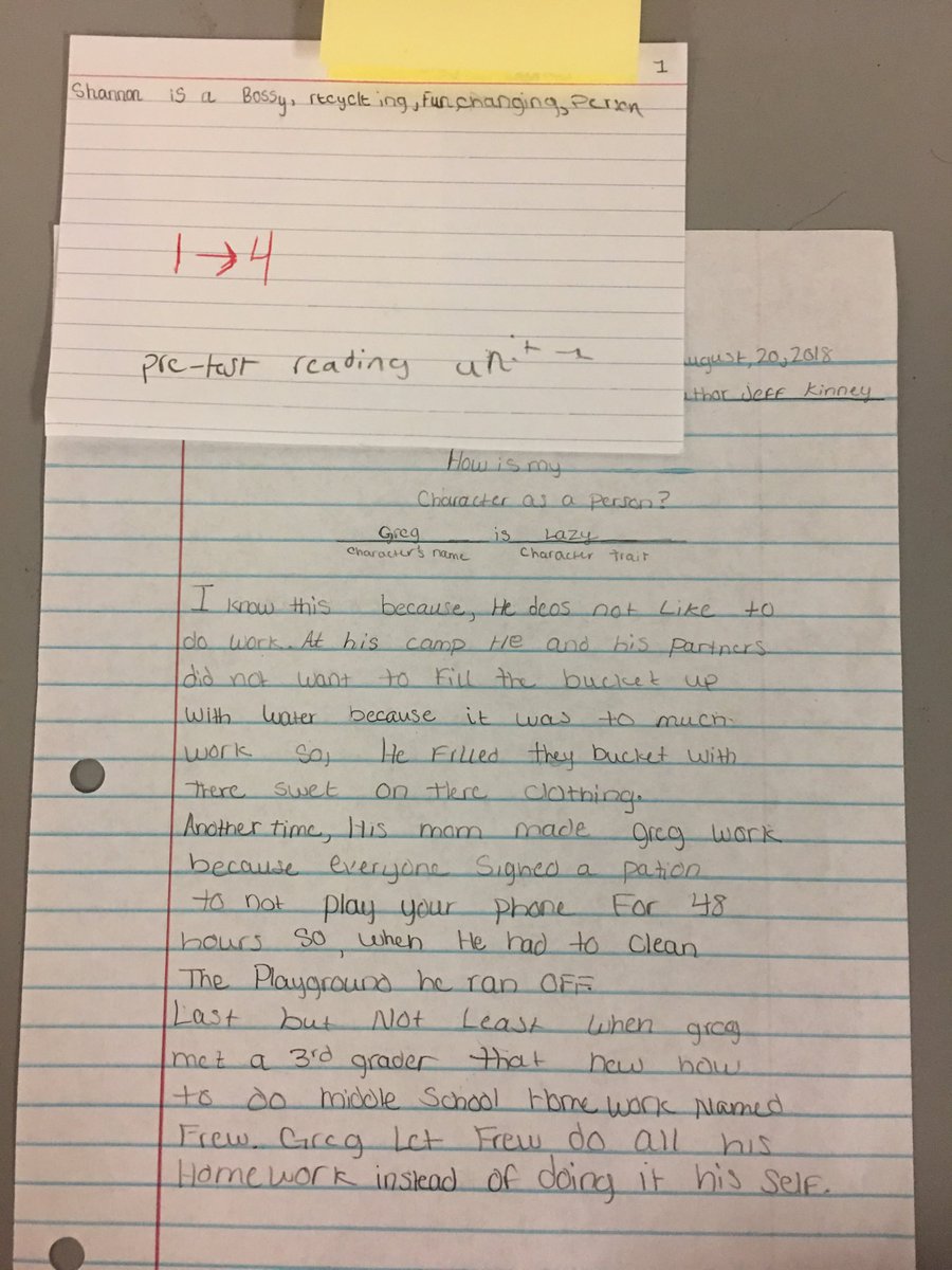 OlusegunRhonda's tweet photo. So proud of how students are applying what they are learning about character traits using the learning progressions.  This young lady went from a 1 on pre test to a 4 on post test #macsmonthlymission #ParkStreetallin #tcrwp #kidsdeserveit https://t.co/bHryqSQlDC