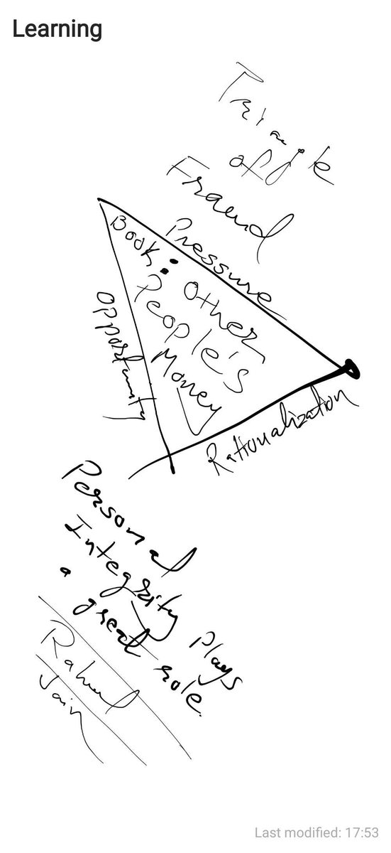 rahul jain on twitter learning notes triangle of fraud book