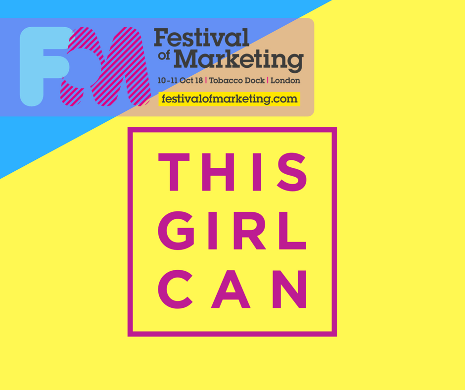 FestofMarketing's tweet photo. Today on the blog we speak with @ThisGirlCanUK's Kate Dale. 

 "...As marketers I believe we have a responsibility to use our powers to make people feel better about themselves, not worse..." 

👉 https://t.co/TBvEH0eSAA
#ThisGirlCan #BodyPositivity #FoMCommunity #FoM18 https://t.co/cwevhH2svj