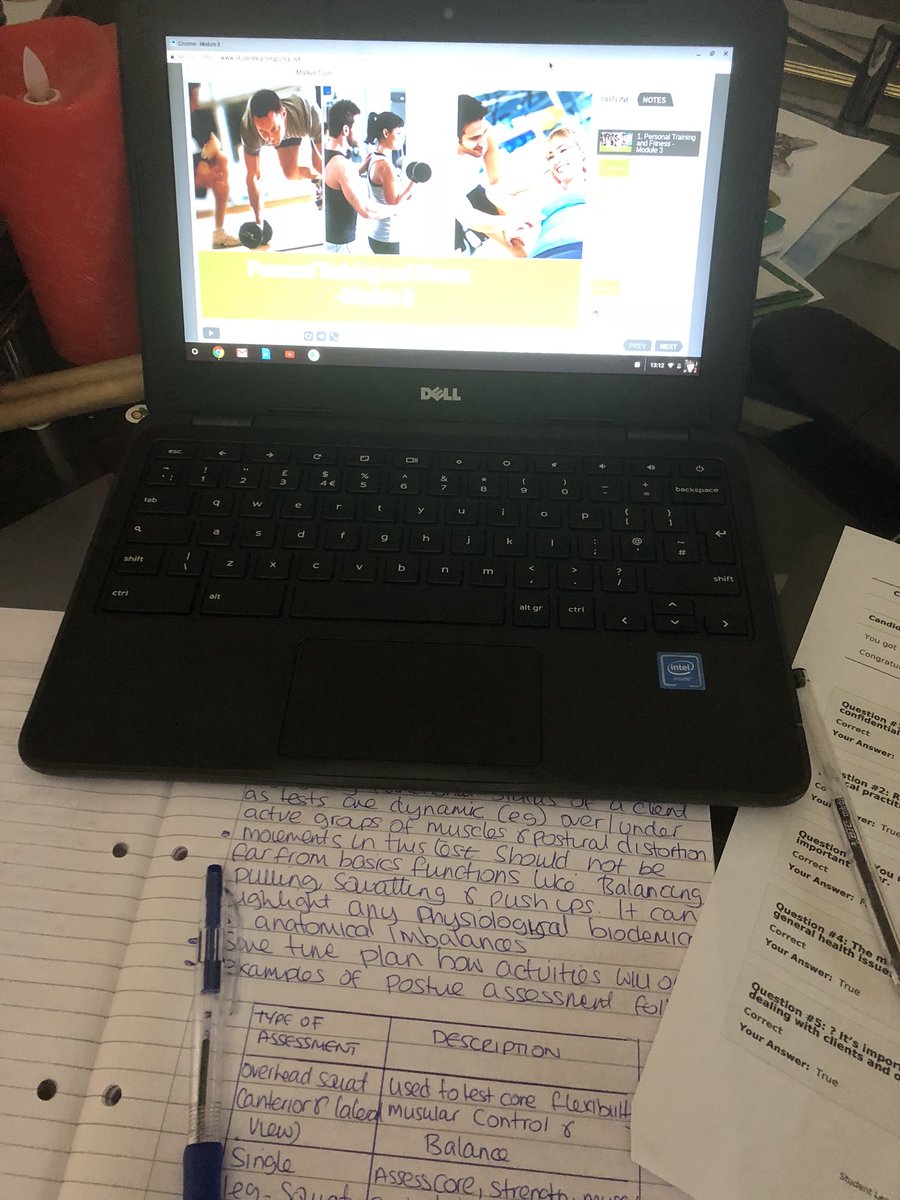 Another afternoon studying!! This course is just amazing motivating me even further! Excercise & Nutrition is so important for all of us &helping anyone who wants to have a healthier life is what i am here for .... #studytime #personaltrainingcourse #ptcoursework #futuregoals