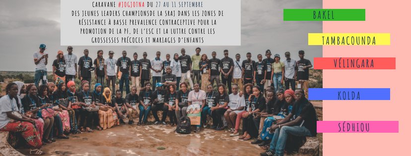 UNFPASenegal's tweet photo. CARAVANE #JOGJOTNA DU 27 AU 11 SEPTEMBRE , DES JEUNES LEADERS CHAMPIONS DE LA SRAJ DANS LES ZONES DE RÉSISTANCE À BASSE PREVALENCE CONTRACEPTIVE POUR LA PROMOTION DE LA PF, DE L’ESC  @compaore_cecile @GideonGueye @ffmuskoka @MarieSoulie_ @UNFPA_WCARO @NdeyeDiopNiang1 @MoussaFaye9 https://t.co/qVUgKchaov