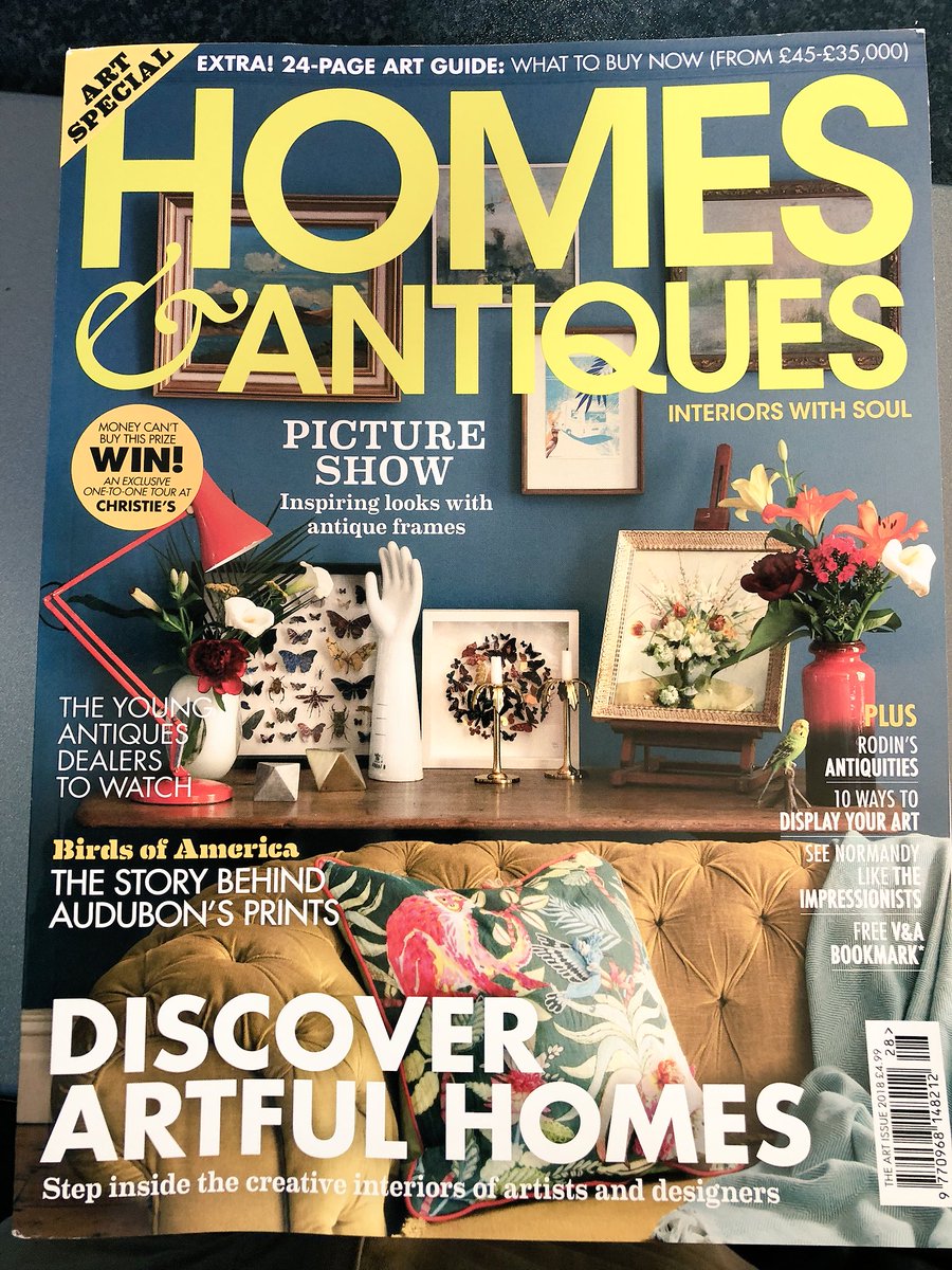 I'm in <a href="/homes_antiques/">Homes & Antiques</a> magazine this month talking about wildlife art <a href="/DawsonsAuctions/">Dawsons Auctioneers</a> #art #wildlife #nature #antiques