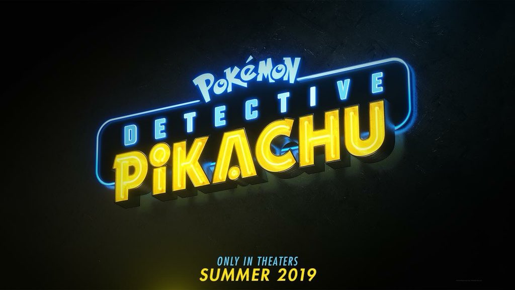 geekdevil's tweet image. First look at the logo for #DetectivePikachuMovie!  Coming Summer 2019! #pokemon #pikachu @VancityReynolds @Pokemon #ryanreynolds