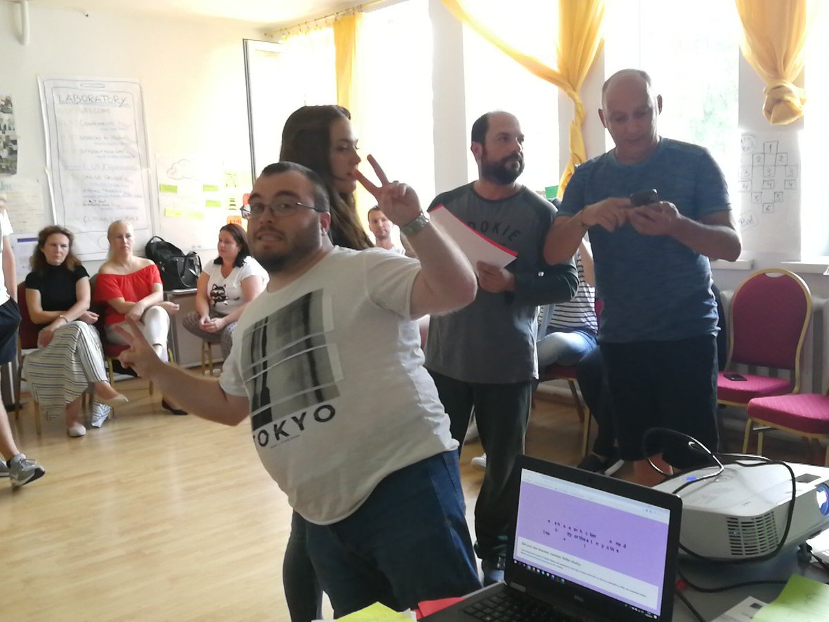 Ready to start the activity in #Parnu #Estonia #ErasmusPlus #Netiquette #onlinedanger