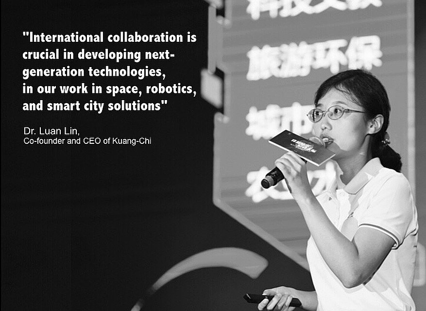Today in our showcase of Kuang-Chi's global community of innovators is Co-Founder and CEO of Kuang-Chi, Dr. Luan Lin: "#International #collaboration is crucial in developing next-generation technologies, in our work in #space, #robotics, and #smartcity #solutions”