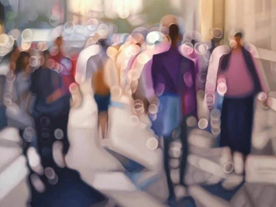近眼の人にしかわからない？「近眼の人から見た世界」を描いた絵画がこれ！