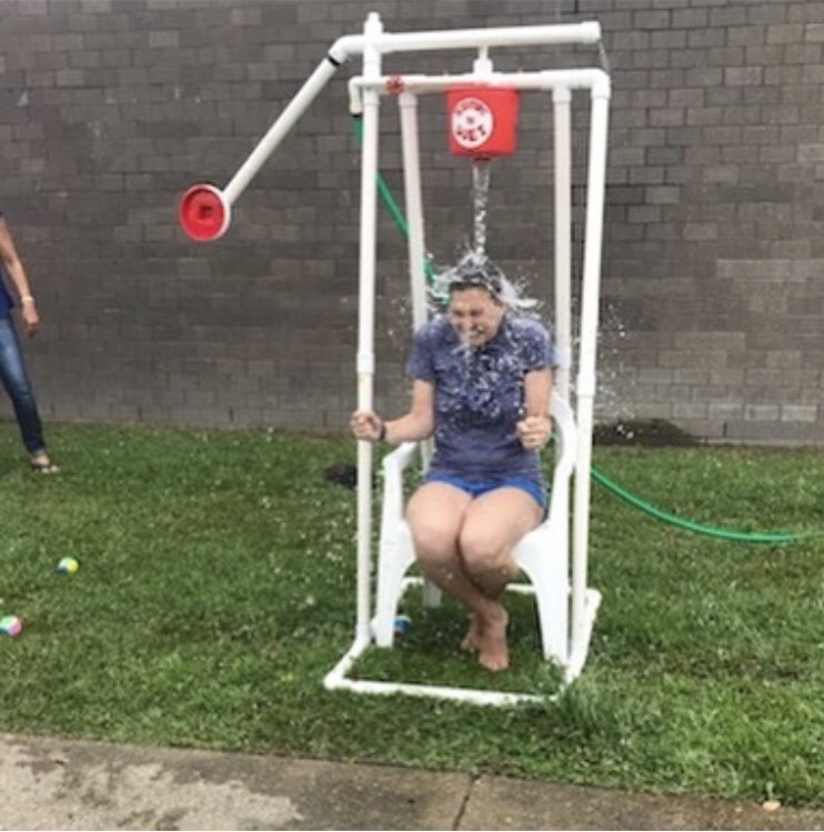 Dunk tank at field day! #RMyearinreview