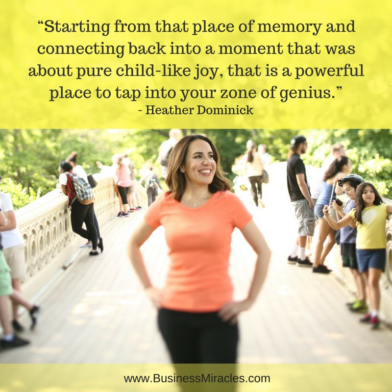 acibmiracles's tweet photo. "Starting from that place of memory and connecting back into a moment that was about pure child-like joy, that is a powerful place to tap into your zone of genius." - Heather Dominick

#BusinessMiracles #HighlySensitiveEntrepeneurs #BusinessCoaching #HeatherDominick #ZoneOfGenius https://t.co/g7Epsb83Gq