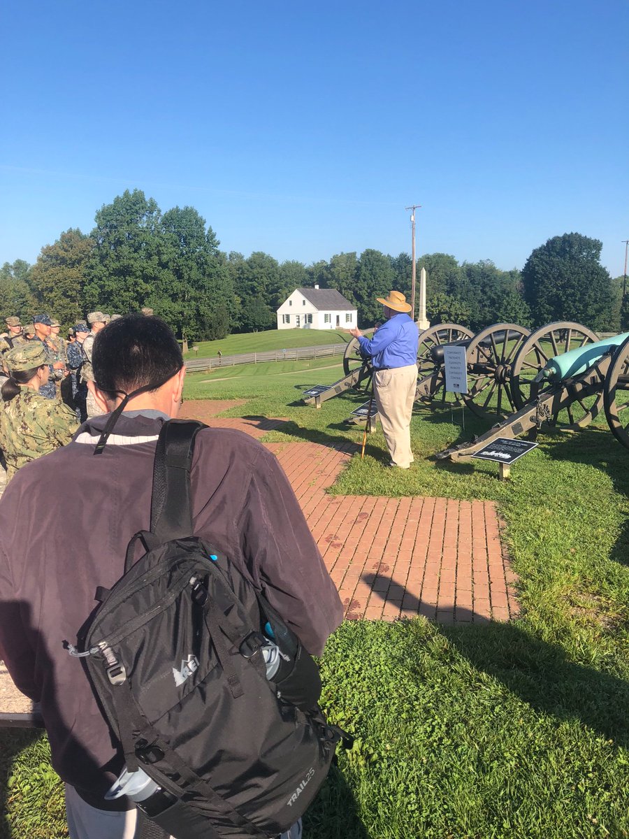 Just another day at America’s Medical School. Battlefield medicine lessons at Antietam. #americasmedicalschool