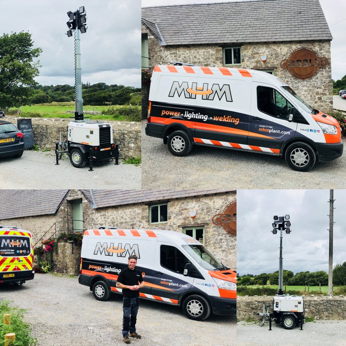 MHMLimited's tweet photo. MHM is providing Lighting for @CobblesKitchen at their Barbecue and Beer Festival this weekend🍻🍔
It's great to see our  X-Eco (LED 6) Lighting Towers ready to light up Cobbles this weekend!💡
Don't Be Left In The Dark This Winter!
Call our team to book today - 0808 168 9099📞 https://t.co/FXyQz3PgdP