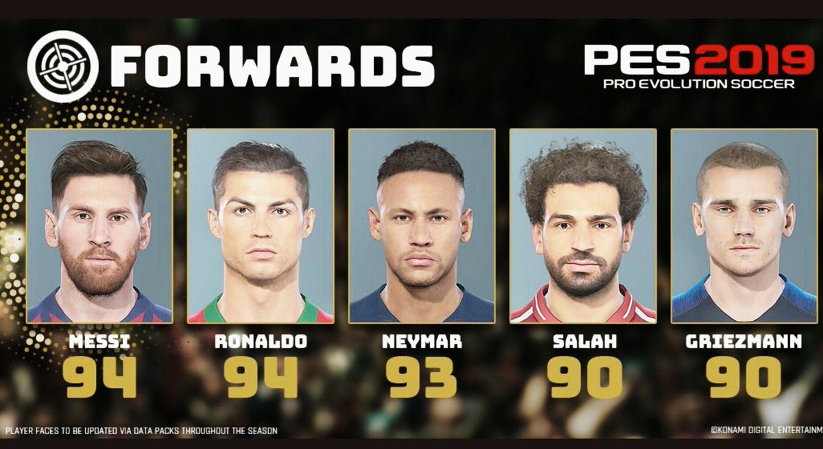 kaly10_'s tweet photo. FACES Y VALORACIONES de #PES2019 cada ves mas cerca el juego completo.. Vamos #pes
@Codisco0 @GamingFXoficial
@pes2019 #quesalgaya https://t.co/32yzTcwX0z