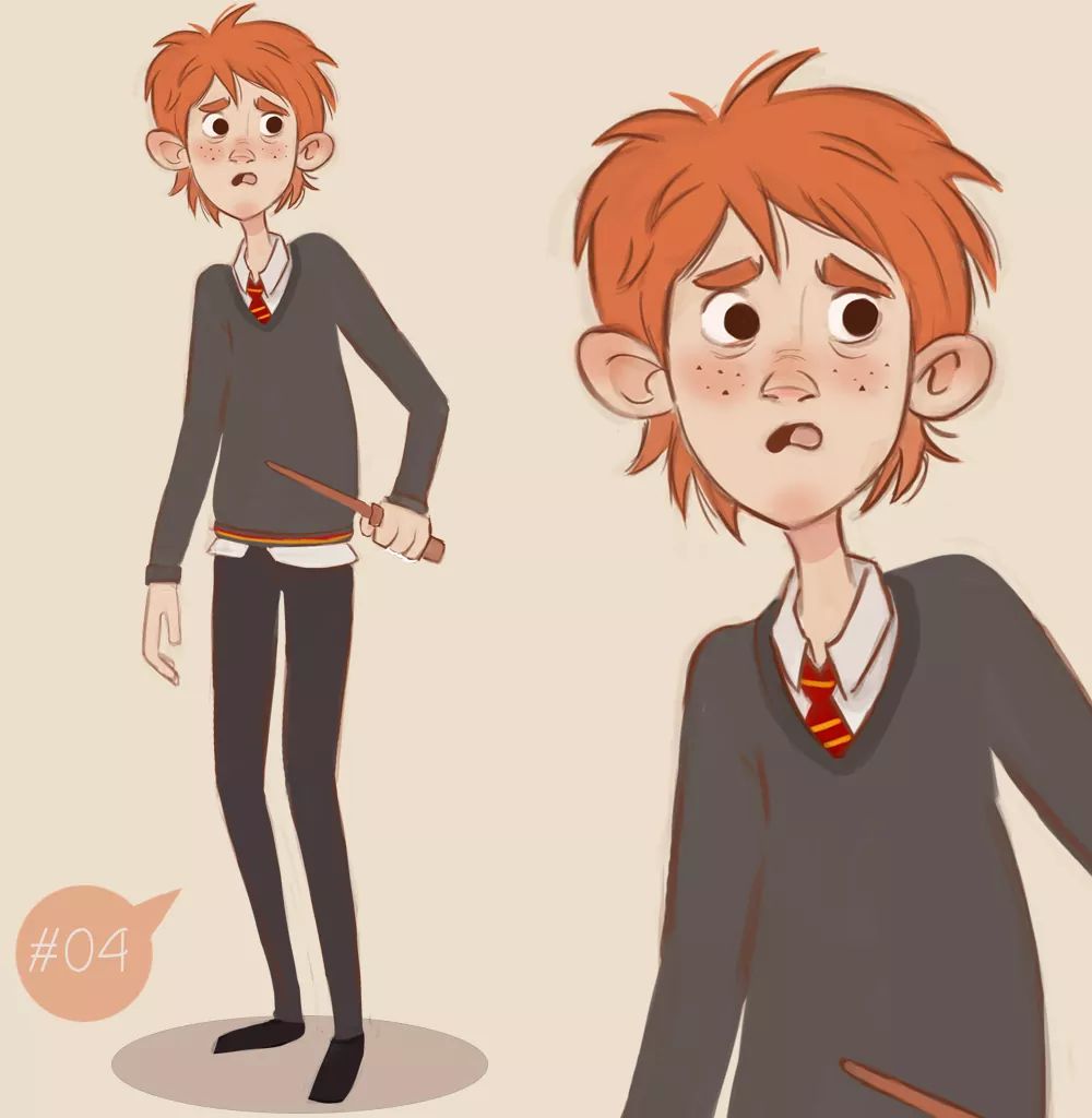 Featured image of post How To Draw Ron Weasley Cartoon how to draw cartoon hermione and crookshanks